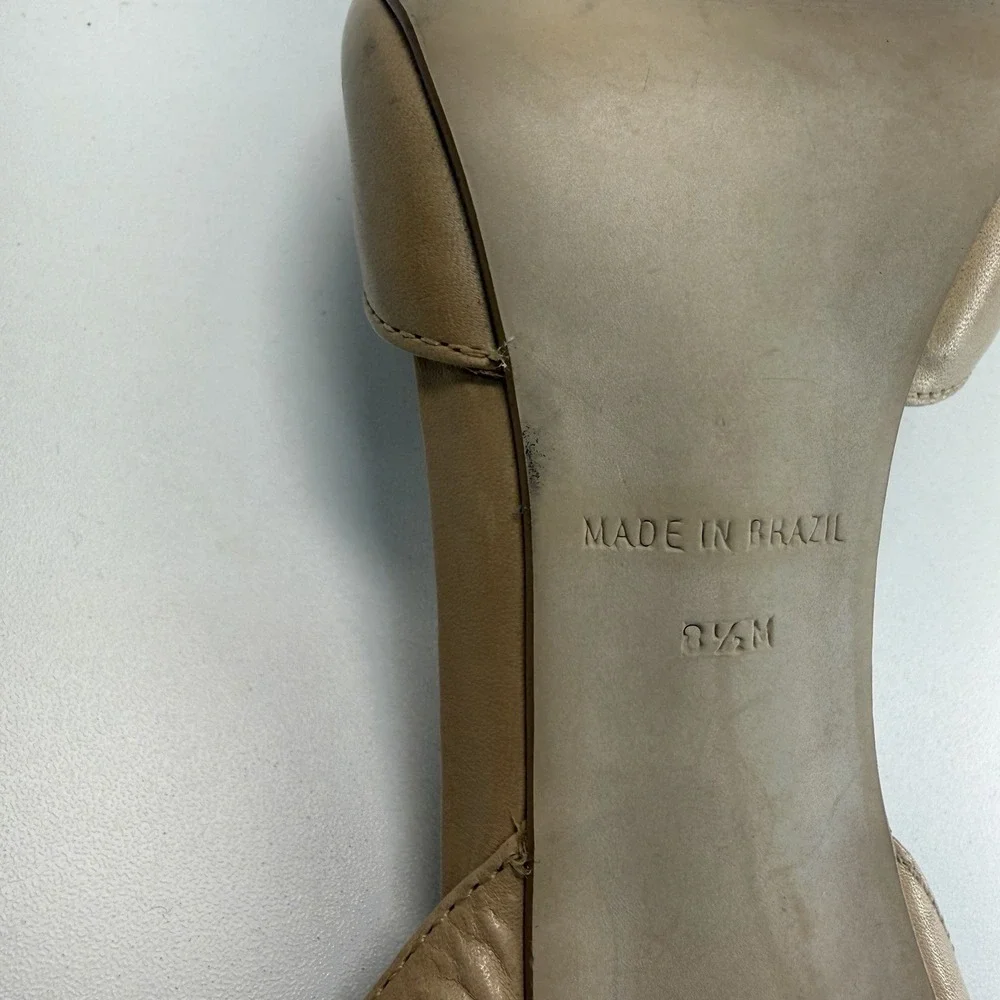 Steve Madden tan pointed slingback heels SIze 8.5‎